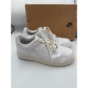Nike Air Force 1 Low White Sneakers - Men's Size 11